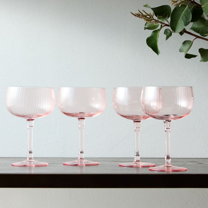 Esme Fluted Wine Glasses | West Elm (US)