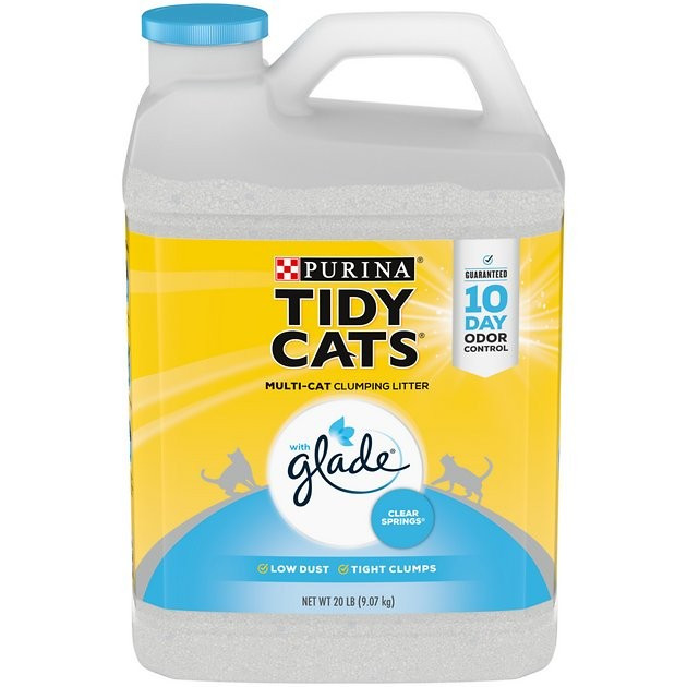Tidy Cats Glade Tough Scented Clumping Clay Cat Litter, 20-lb jug | Chewy.com
