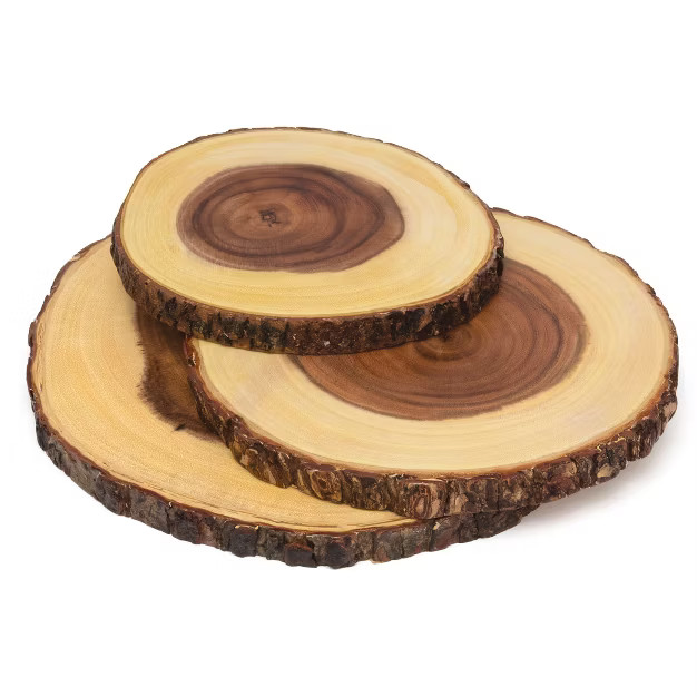 Lipper International Acacia Bark 3-Tier Swivel Server | Target