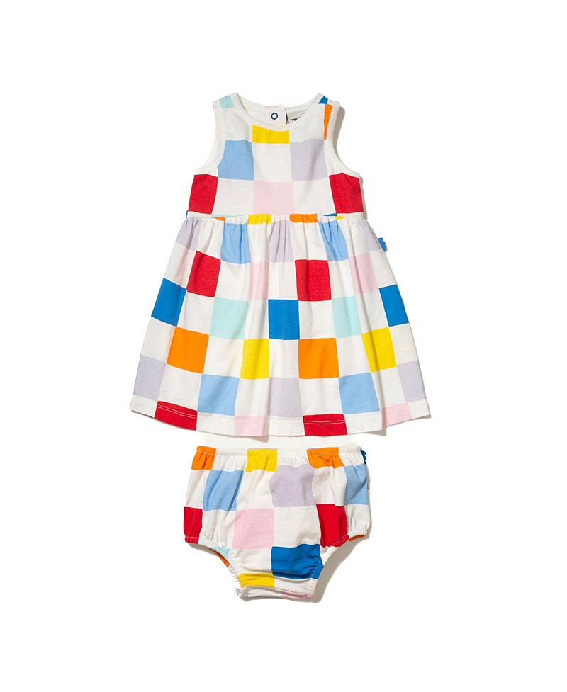 Mon Coeur Mon Coeur Girls' Recycled Cotton Checkered Tank Dress - Baby | Bloomingdale's (US)