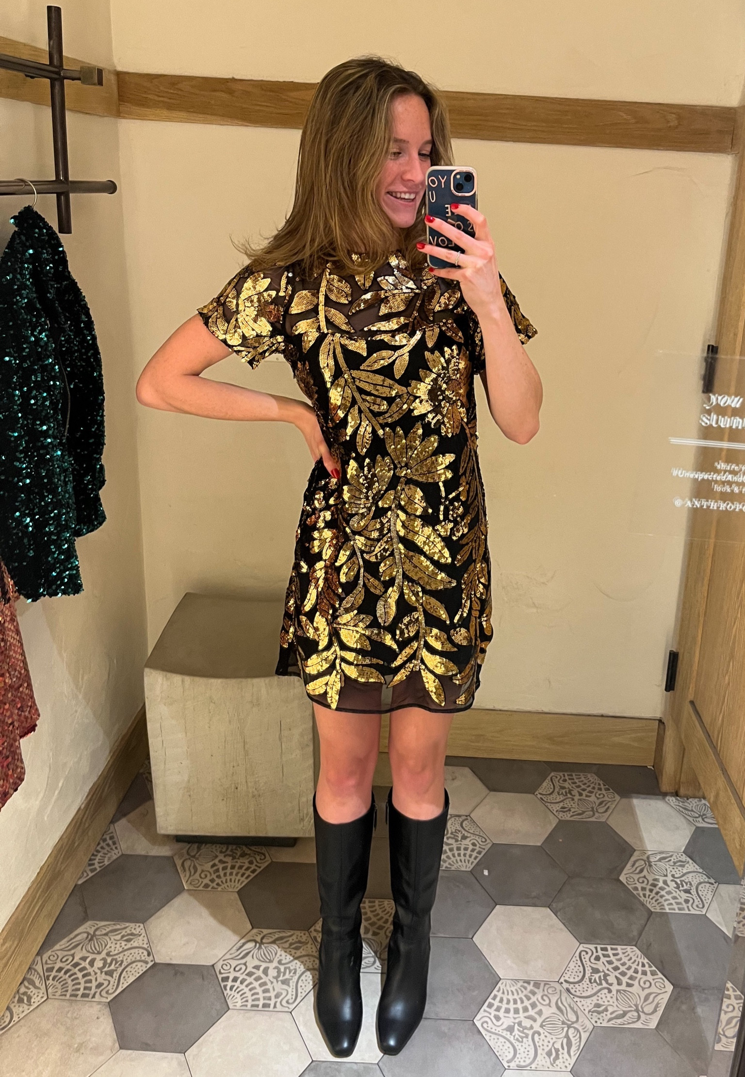 the perfect Christmas or NYE Dress ✨ I love sequins SOO much, and instantly fell in love with this dress from Anthropologie!! (My boots are the Blondo Tessa but now only sold in suede, linked below!)

NYE OUTFIT | NYE DRESS | CHRISTMAS OUTFIT | CHRISTMAS DRESS | SEQUIN DRESS | DRESSY HOLIDAY OUTFIT | HOLIDAY PARTY OUTFIT | NEW YEARS EVE OUTFIT

#LTKstyletip #LTKSeasonal #LTKHoliday