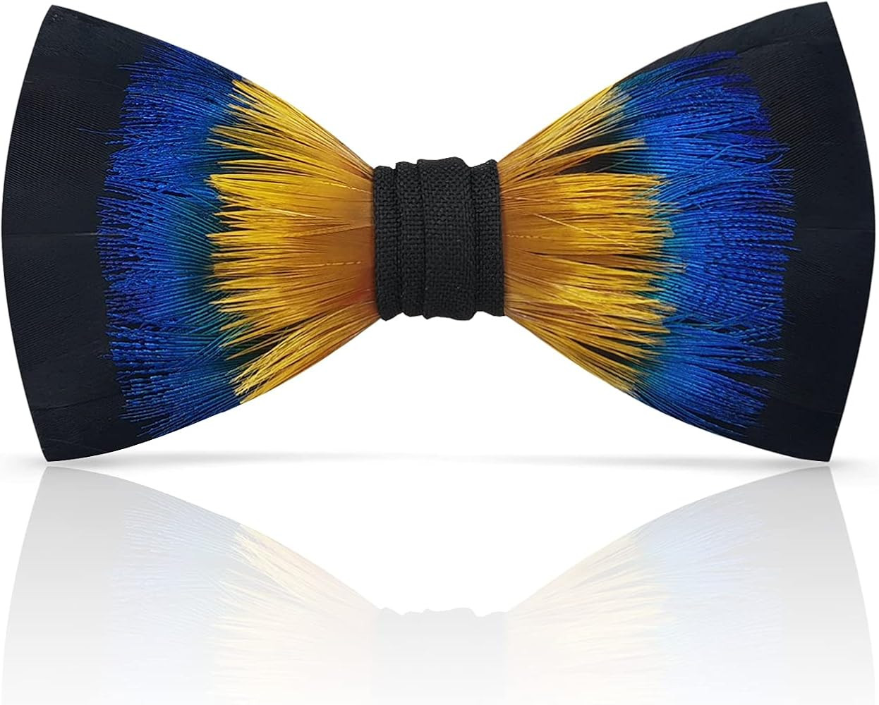 Lanzonia Feather Bow Tie for Men's Handmade Bowtie | Amazon (US)