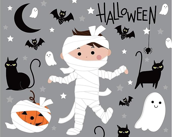 Clearstory Mummy Halloween Jigsaw Puzzles for Kids, 54-Piece Puzzle with Monster Mummy, Black Cat... | Amazon (US)