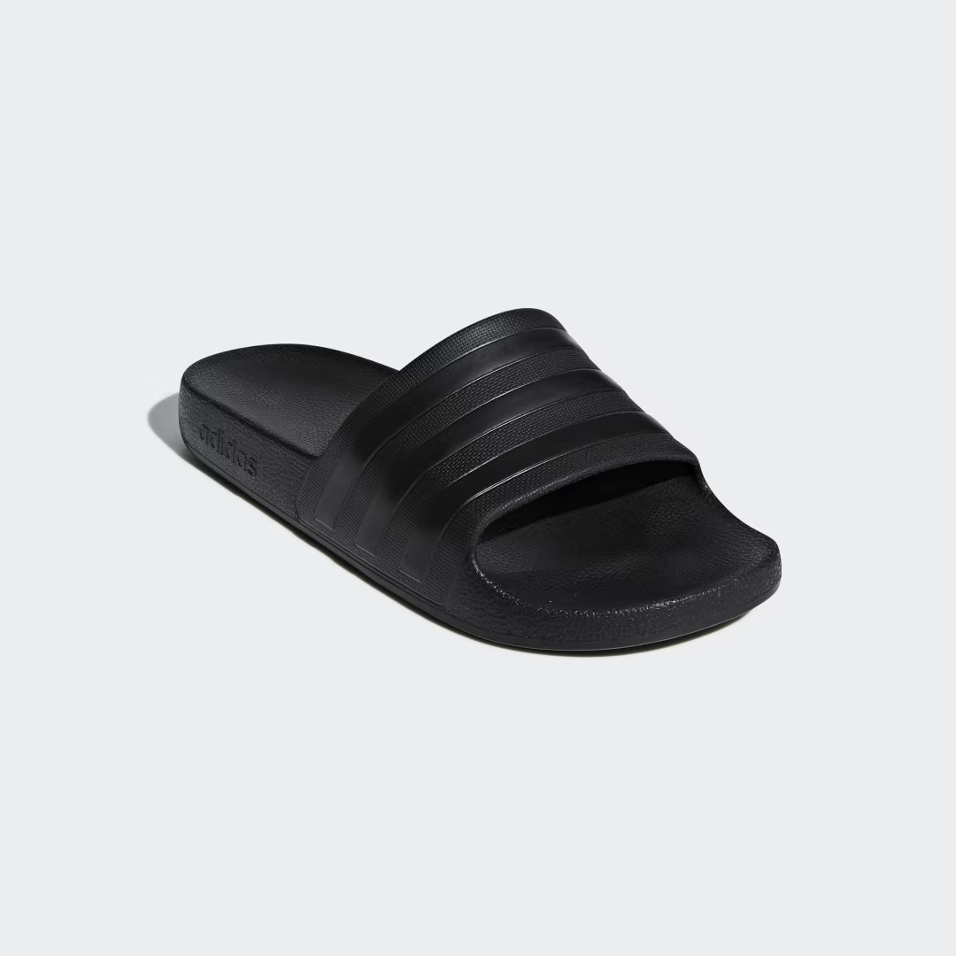 adidas Adilette Aqua Slides Black M 9 / W 10 - Mens Originals Slides | adidas (US)