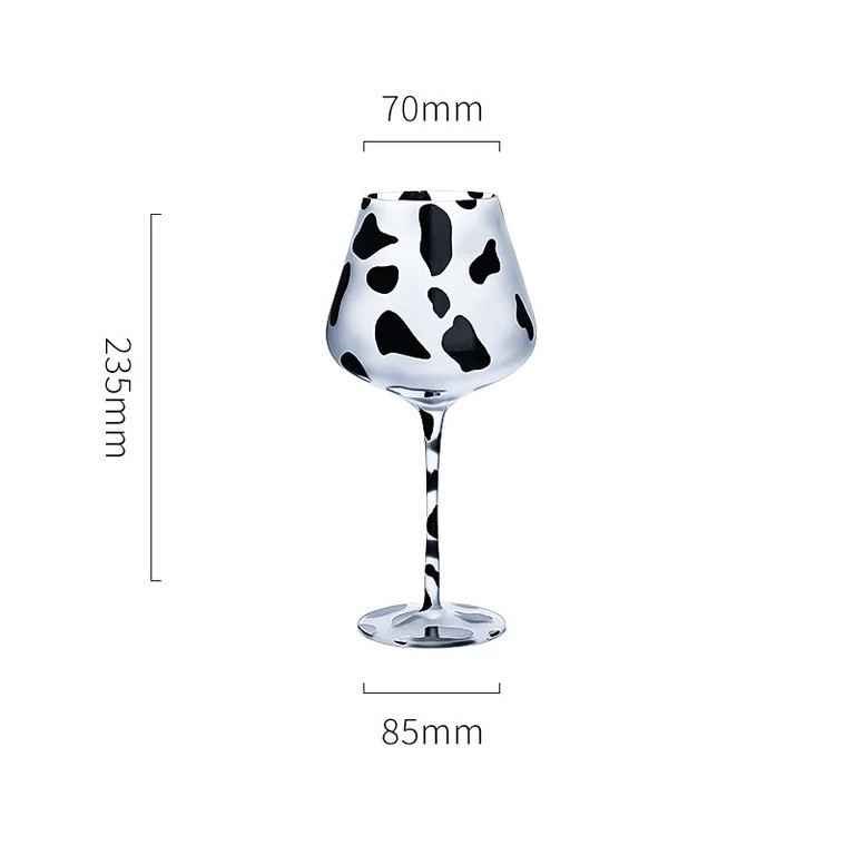 Creative Tiger Leopard Print Stemmed Glass, Frosted Big Belly Crystal Glass Cup, Multipurpose Win... | Walmart (US)