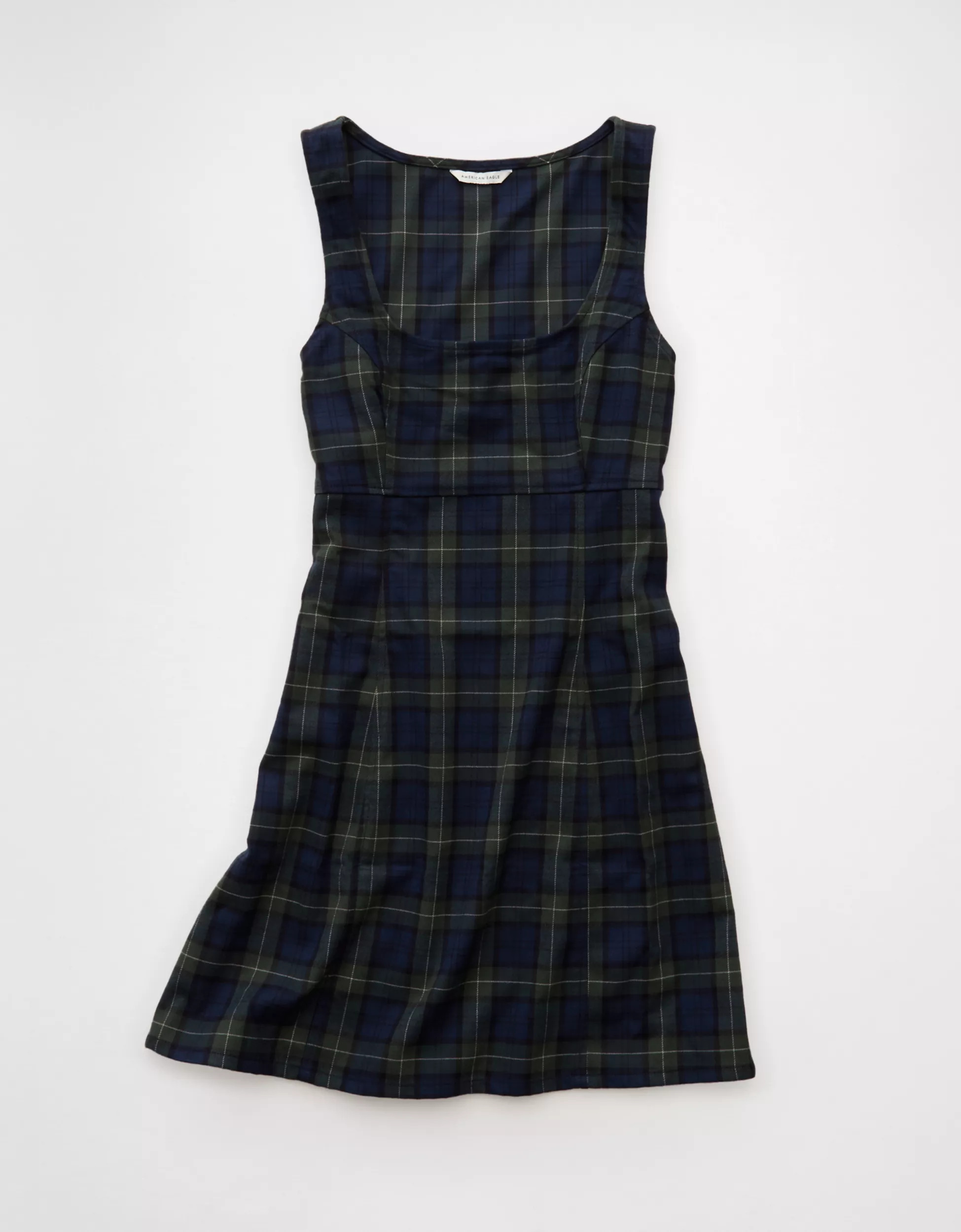 AE Plaid It Knit Mini Dress | American Eagle Outfitters (US & CA)