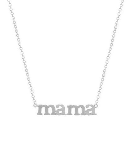 Madewell Sterling Silver 'Mama' Necklace | Zulily