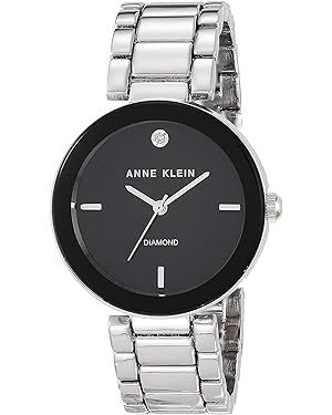 Anne Klein Women's Genuine Diamond Dial Bracelet Watch | Amazon (US)