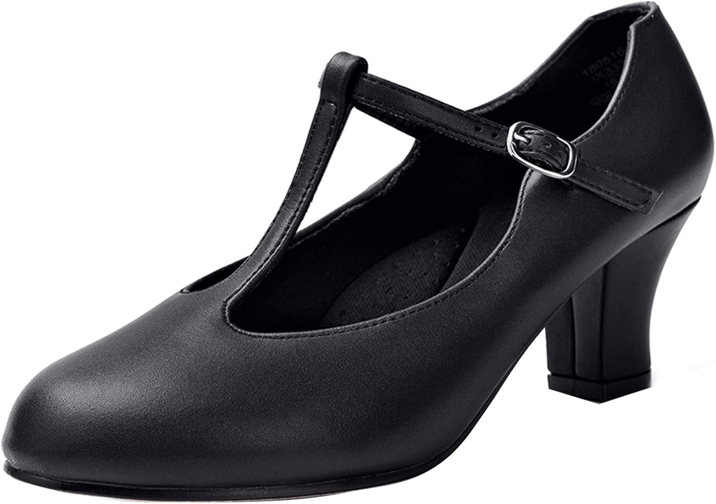 Stelle 2.5" Character Shoes for Women T-Strap Dance Heels for Ballroom Salsa Tango Wedding Flamenco Latin | Amazon (US)