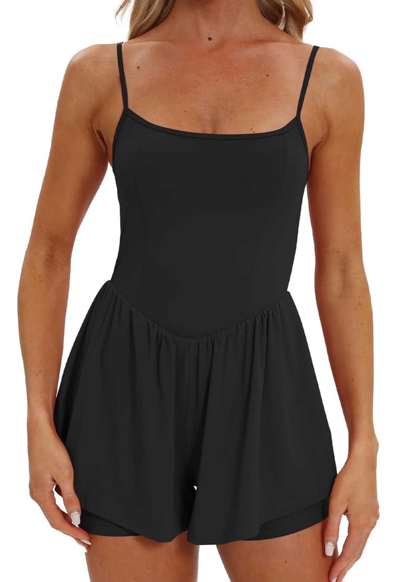 Beaully Women's Summer Sleeveless Rompers Spaghetti Strap Double Lined Shorts Jumpsuit One Piece Outfits

#LTKFindsUnder50 #LTKStyleTip