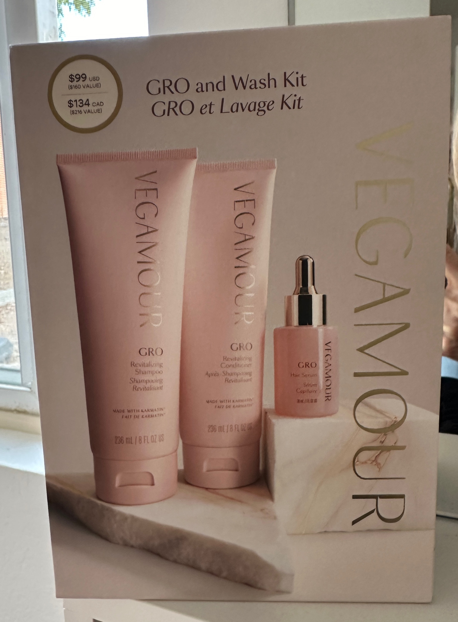 The BEST hair growing shampoo conditioner and serum! This stuff has saved my hair during perimenopause! After turning 40 I noticed more shedding and because of hormone fluctuations I did notice a change in hair health and length. But this saved my hair!  The GRO kit is the best value because it comes with all 3 products! 

#LTKBeauty #LTKFindsUnder100 #LTKOver40