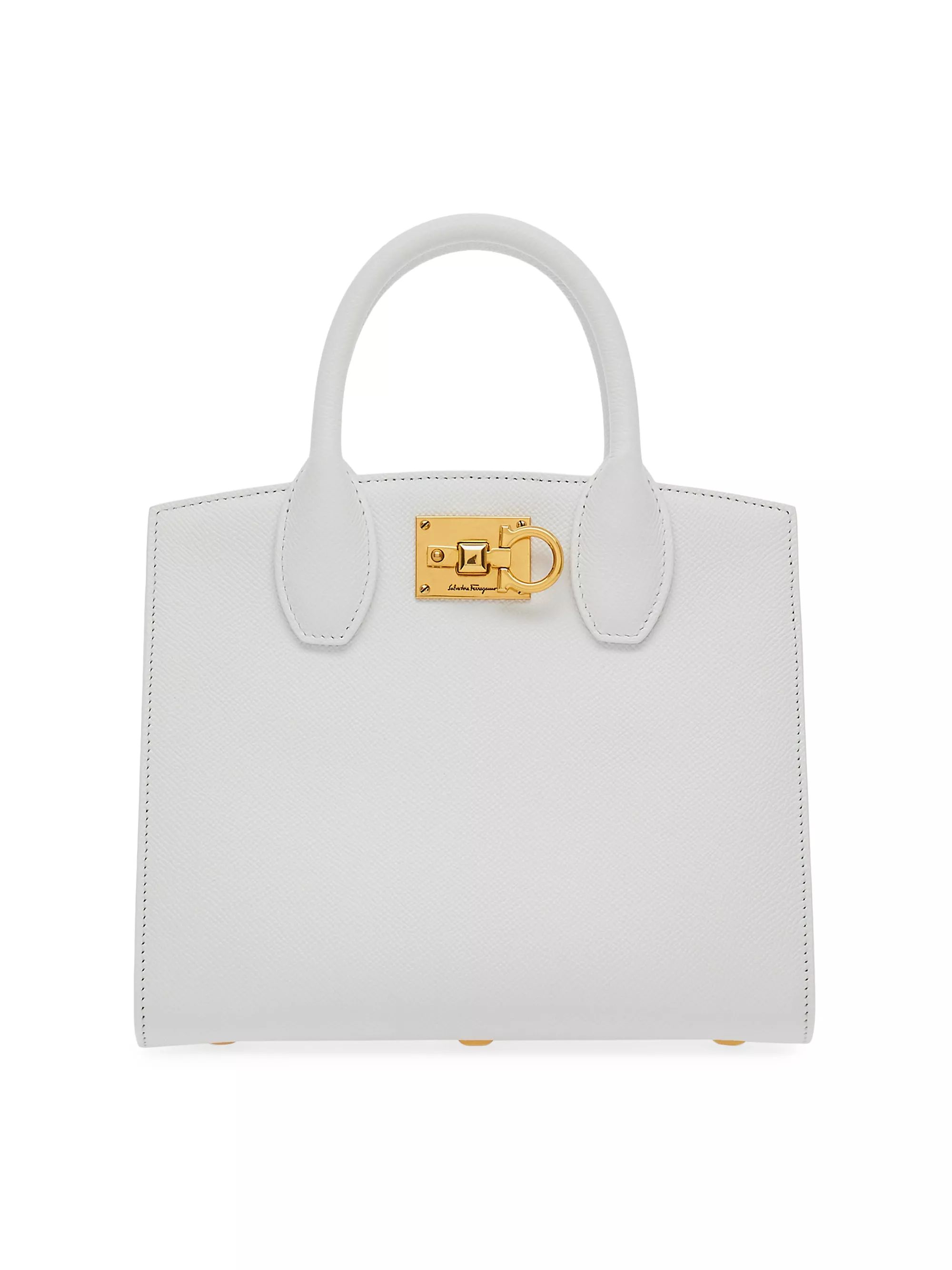 Studio Box Mini Leather Top-Handle Bag | Saks Fifth Avenue