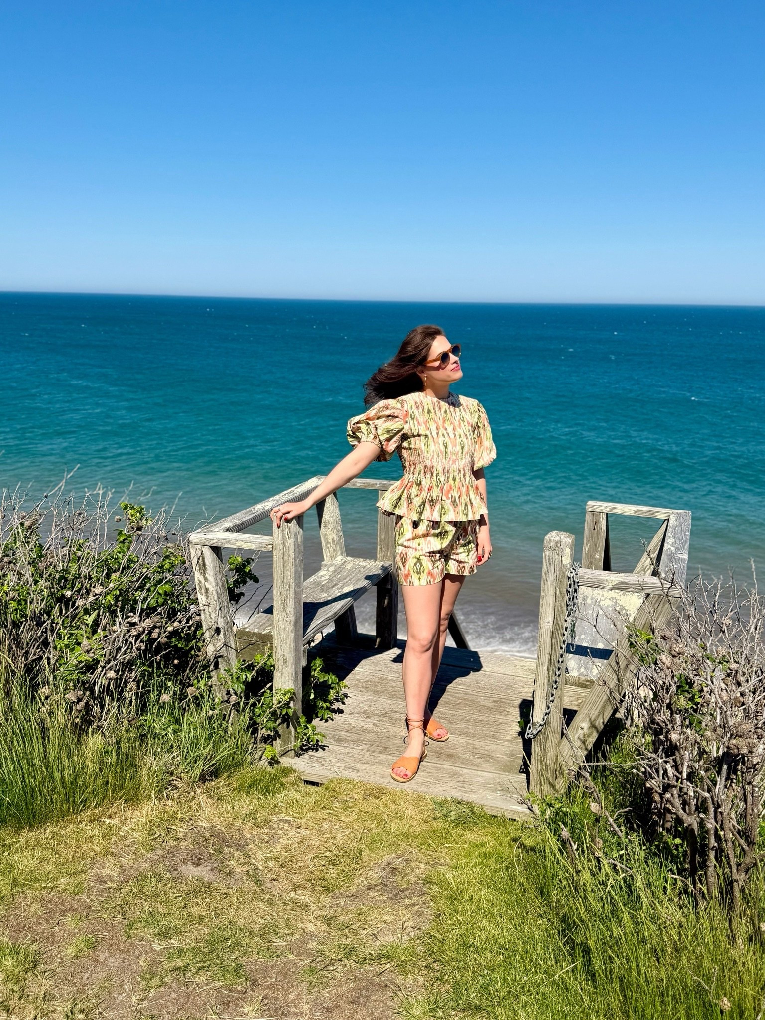 The perfect crew neckline with a pin-tucked bodice with a peplum silhouette top with matching high wasted fitted shorts  summer #summer #summeroutfits #summeroutfitideas #ootd #matchingsets

#LTKootd #LTKSeasonal #LTKdayinmylife