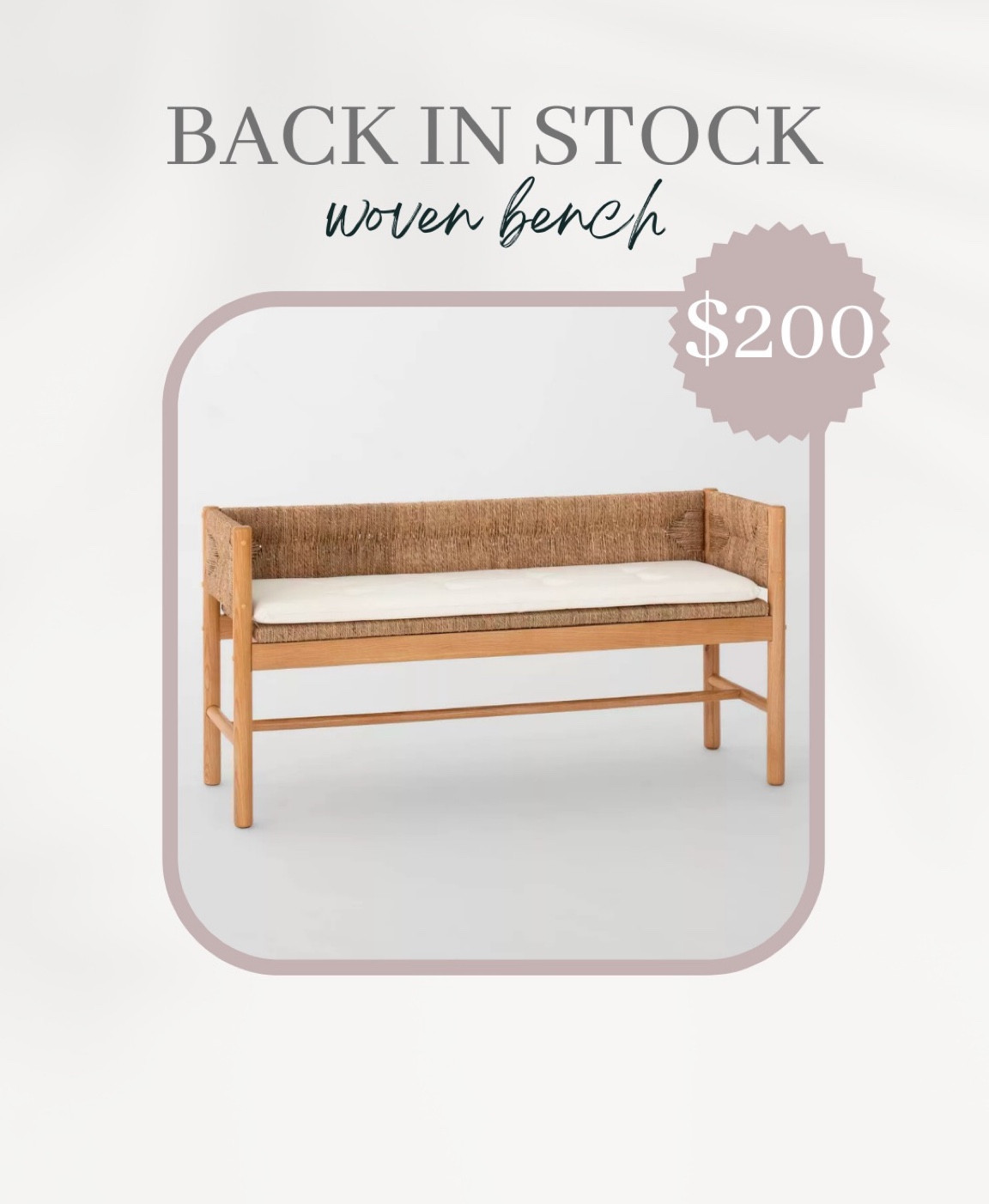 home decor, Target studio McGee, spring decor, living room, dining room, bedroom, entryway, bench, woven bench

#LTKstyletip #LTKsalealert #LTKhome