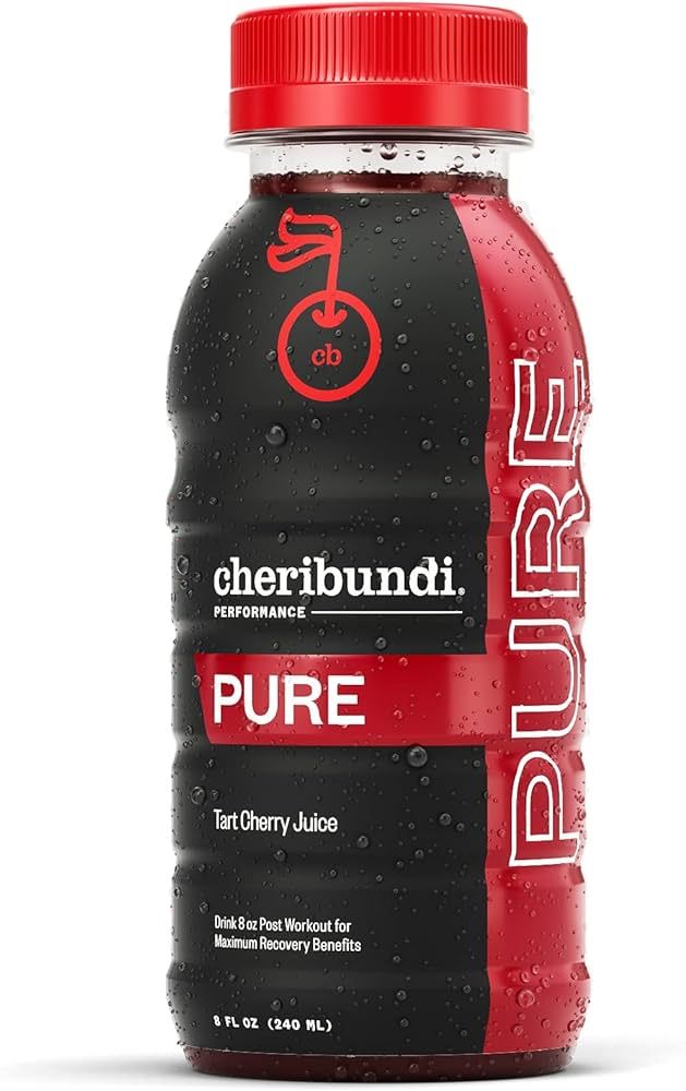 Cheribundi 100% PURE Tart Cherry Juice, No Sugar added - Pro Athlete Post Workout Recovery - Figh... | Amazon (US)
