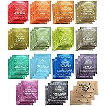 Harney & Sons Assorted Tea Bag Sampler 42 Count With Honey Crystal Packs Great for Birthday, Hostess | Amazon (US)