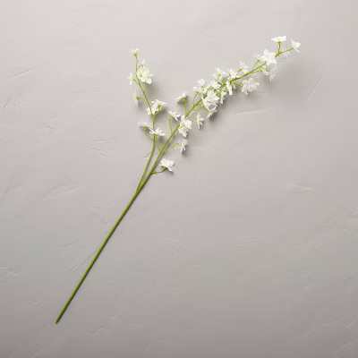 32" Faux White Delphinium Flower Stem - Hearth & Hand™ with Magnolia | Target