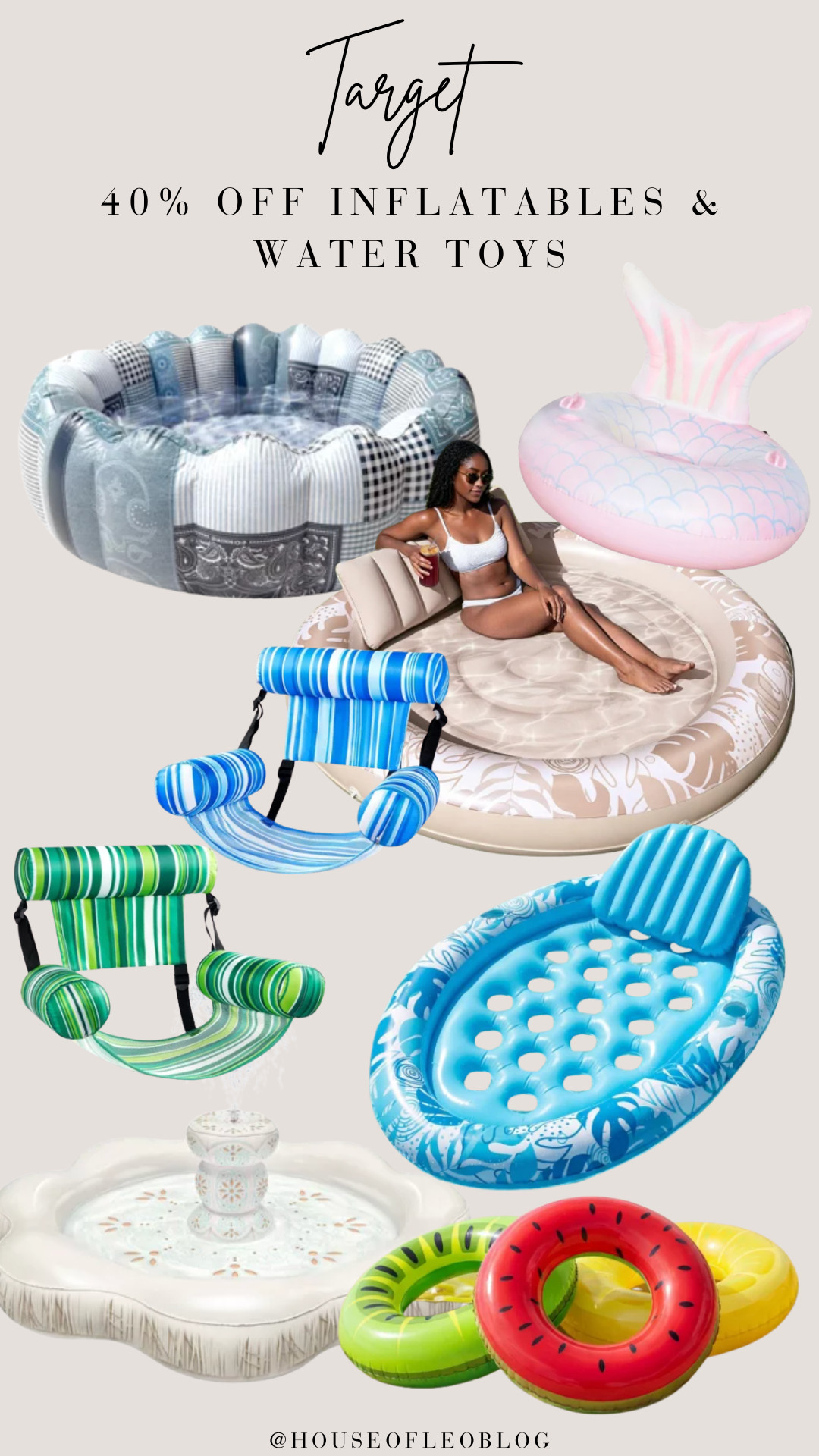 40% off floats and water toys at Target, perfect for pool season! 

 #LTKSeasonal #LTKHome #LTKSaleAlert