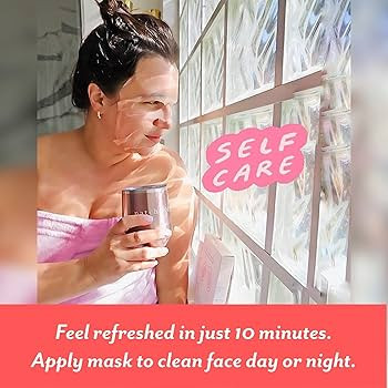Patchology Serve Chilled Rosé Facial Sheet Mask - Hydrating Skin Care Gift Basket for Mom, Sooth... | Amazon (US)