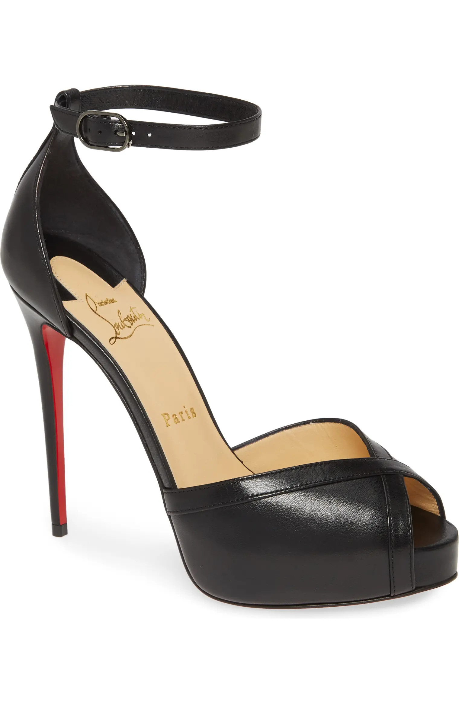 Very Cathy Ankle Strap Peep Toe Pump | Nordstrom