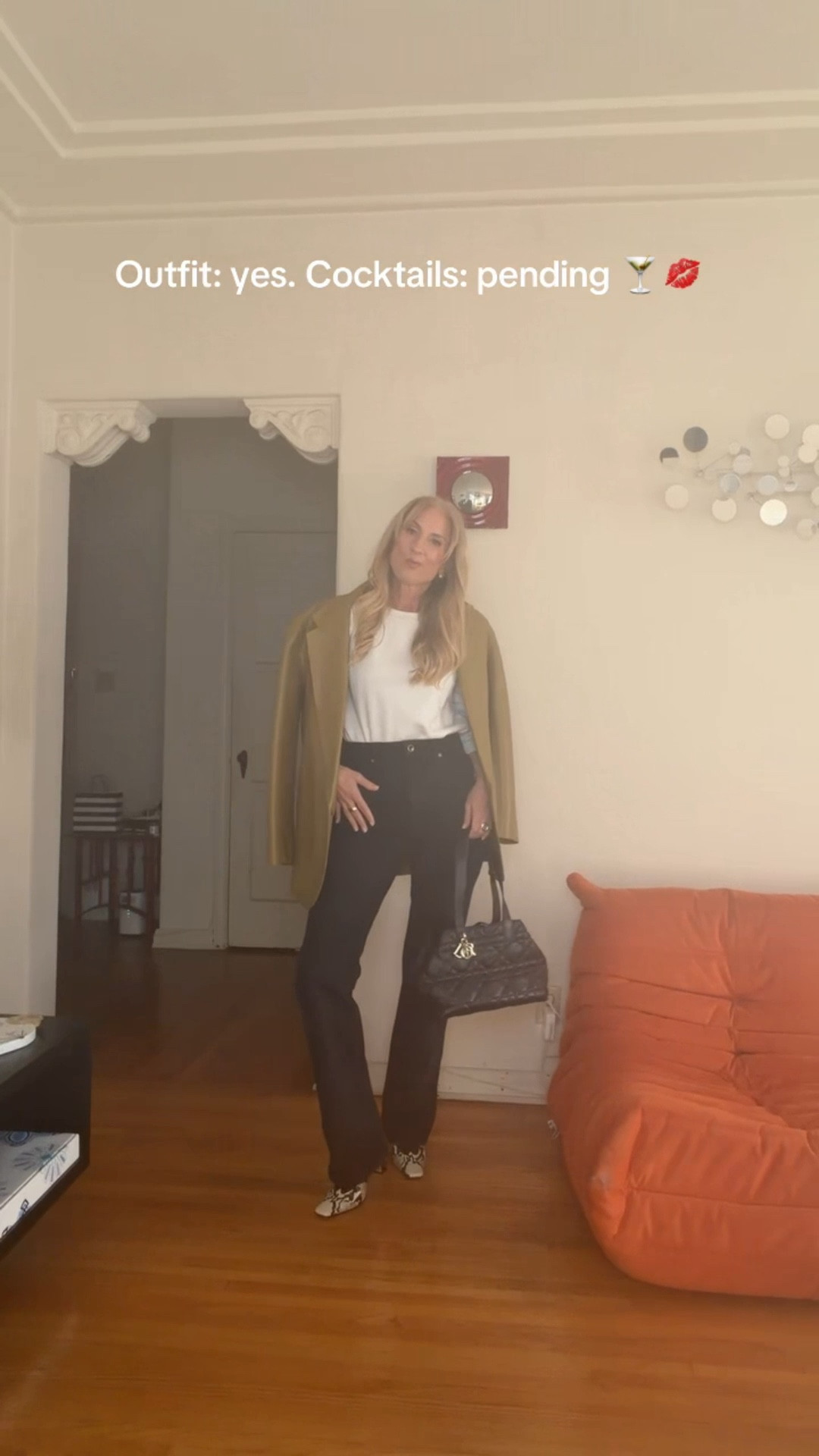 Pre cocktails fit check 🍸🖤
This pair of jeans is absolutely worth it and my top is currently on sale - perfect for the revival of the ruffle sleeve trend. 

#LTKootd #LTKBeauty #LTKgrwm