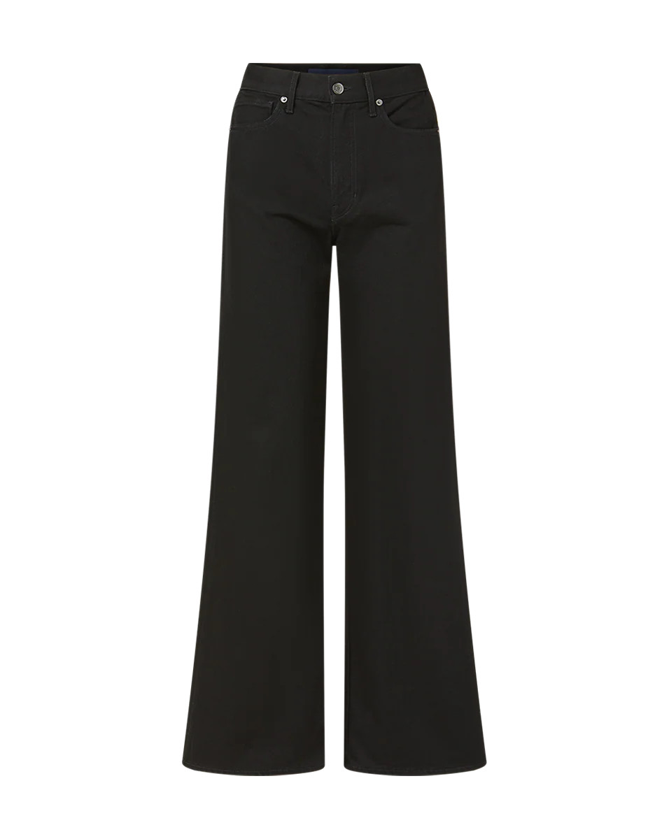 Taylor Wide-Leg Jean in Onyx | Veronica Beard | Veronica Beard