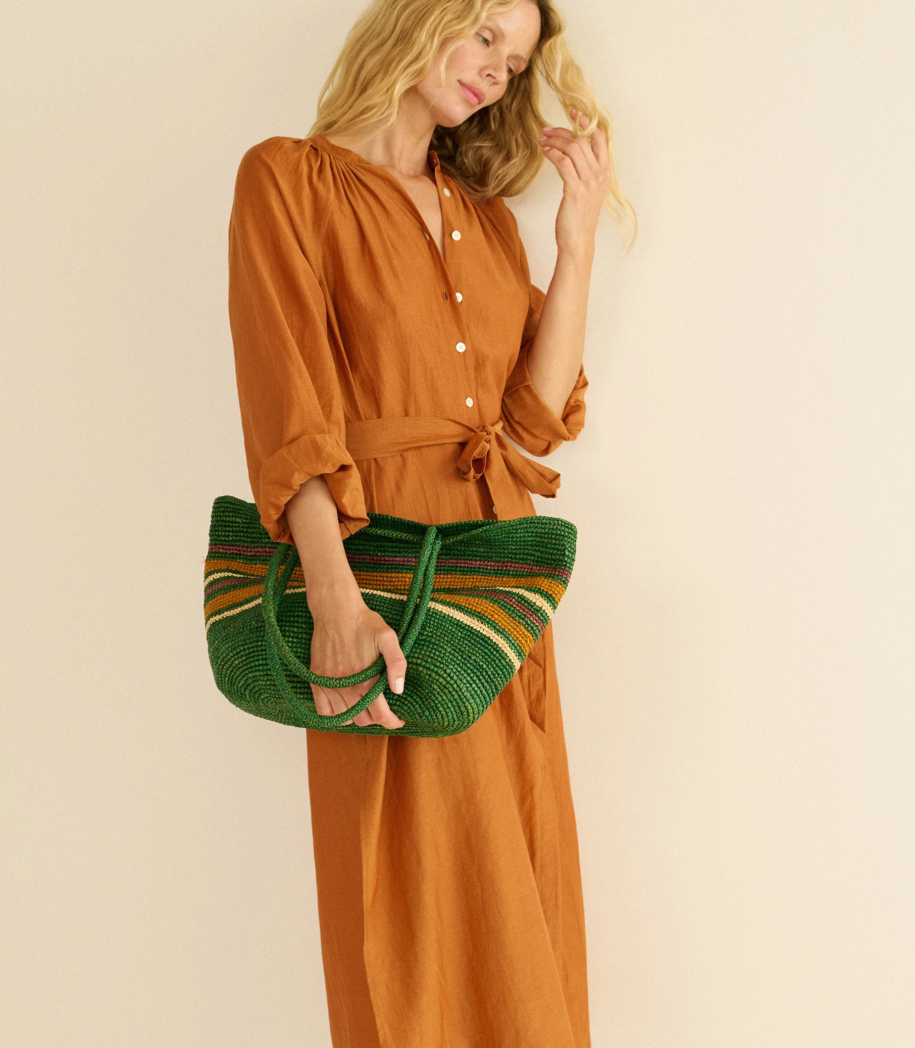 Joliane Dress - Coconut | DÔEN | DOEN