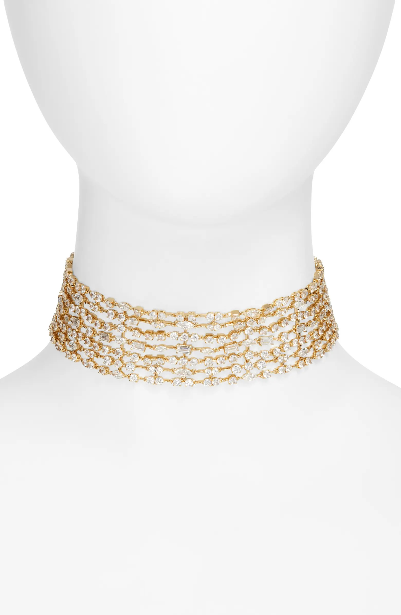 Cabaret Cubic Zirconia Choker Necklace | Nordstrom