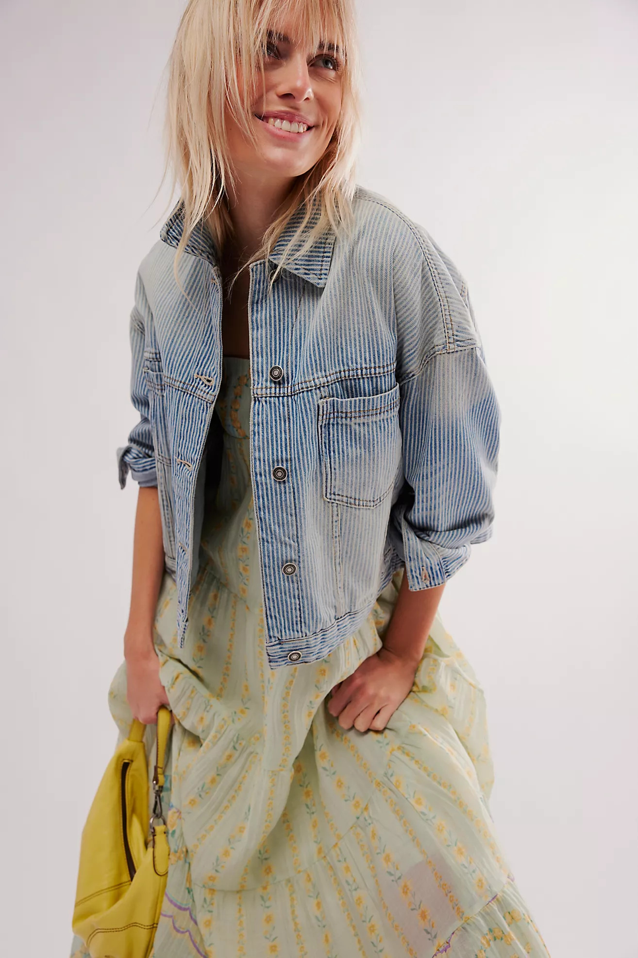 We The Free Opal Swing Denim Jacket | Free People (Global - UK&FR Excluded)