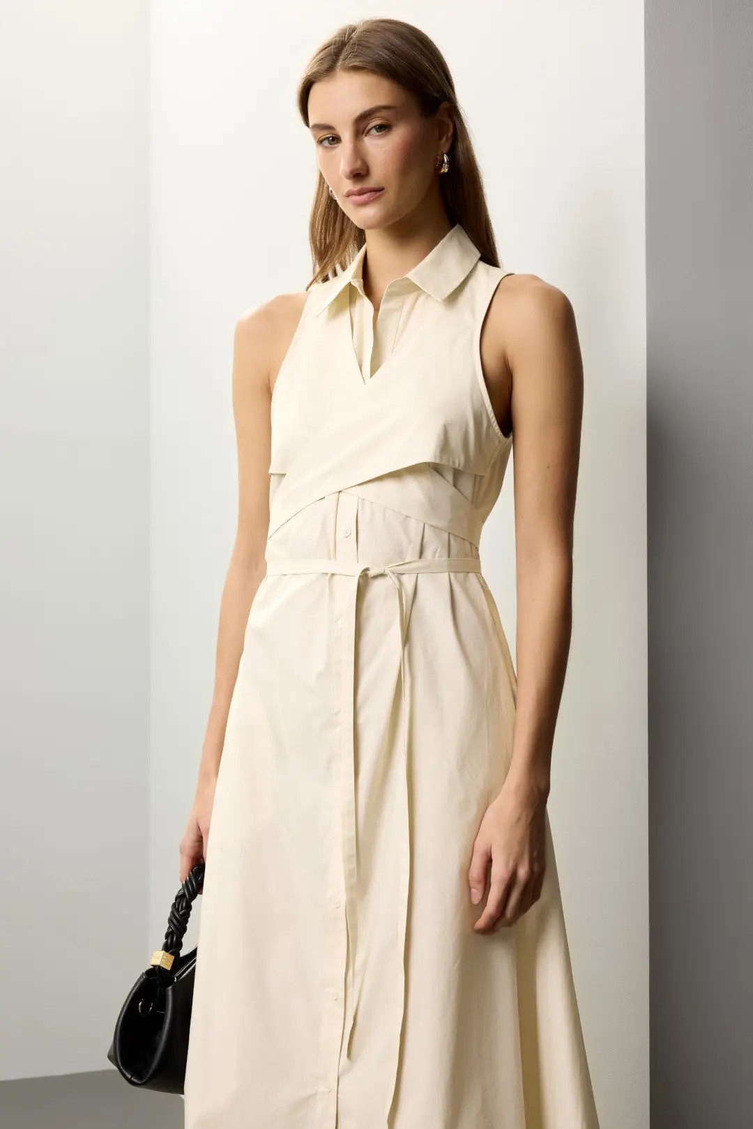 Halter Wrap Shirt Dress | Rent the Runway