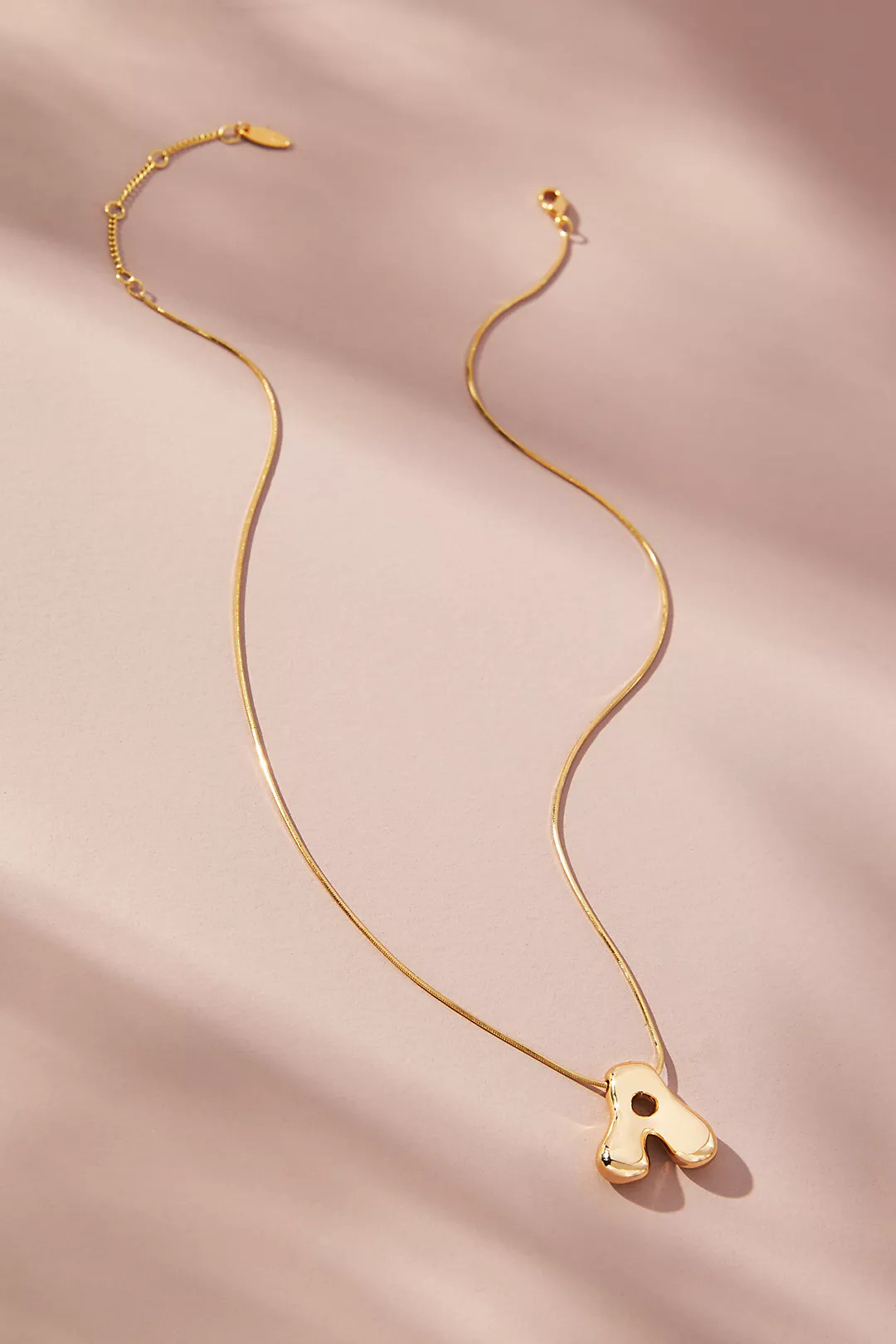 Bubble Letter Monogram Necklace | Anthropologie (US)