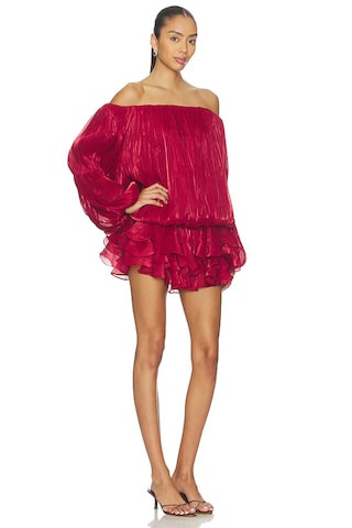 The Bekk Elora Dress in Burgundy from Revolve.com | Revolve Clothing (Global)