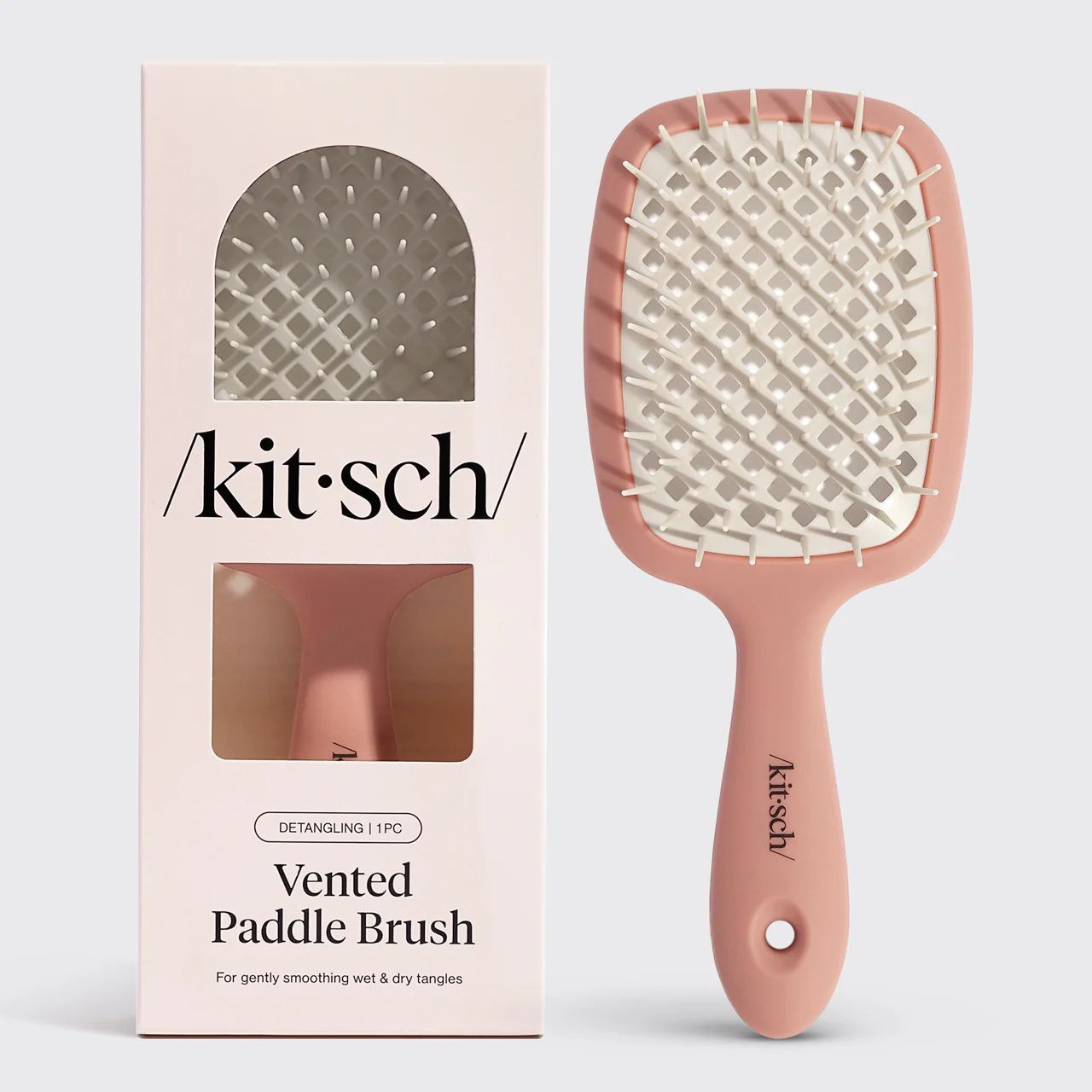 Vented Paddle Brush 1pc - Terracotta | Kitsch