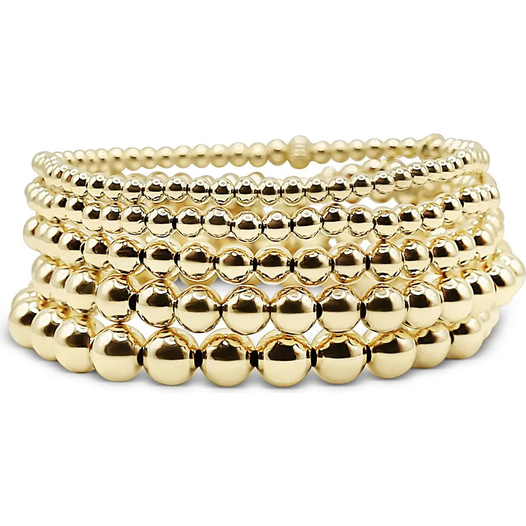Bowood Lane Gold Luxe Bracelet Stack at Nordstrom, Size 7.5 | Nordstrom