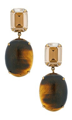 Jennifer Behr Xiomara Earrings in Tiger's Eye from Revolve.com | Revolve Clothing (Global)