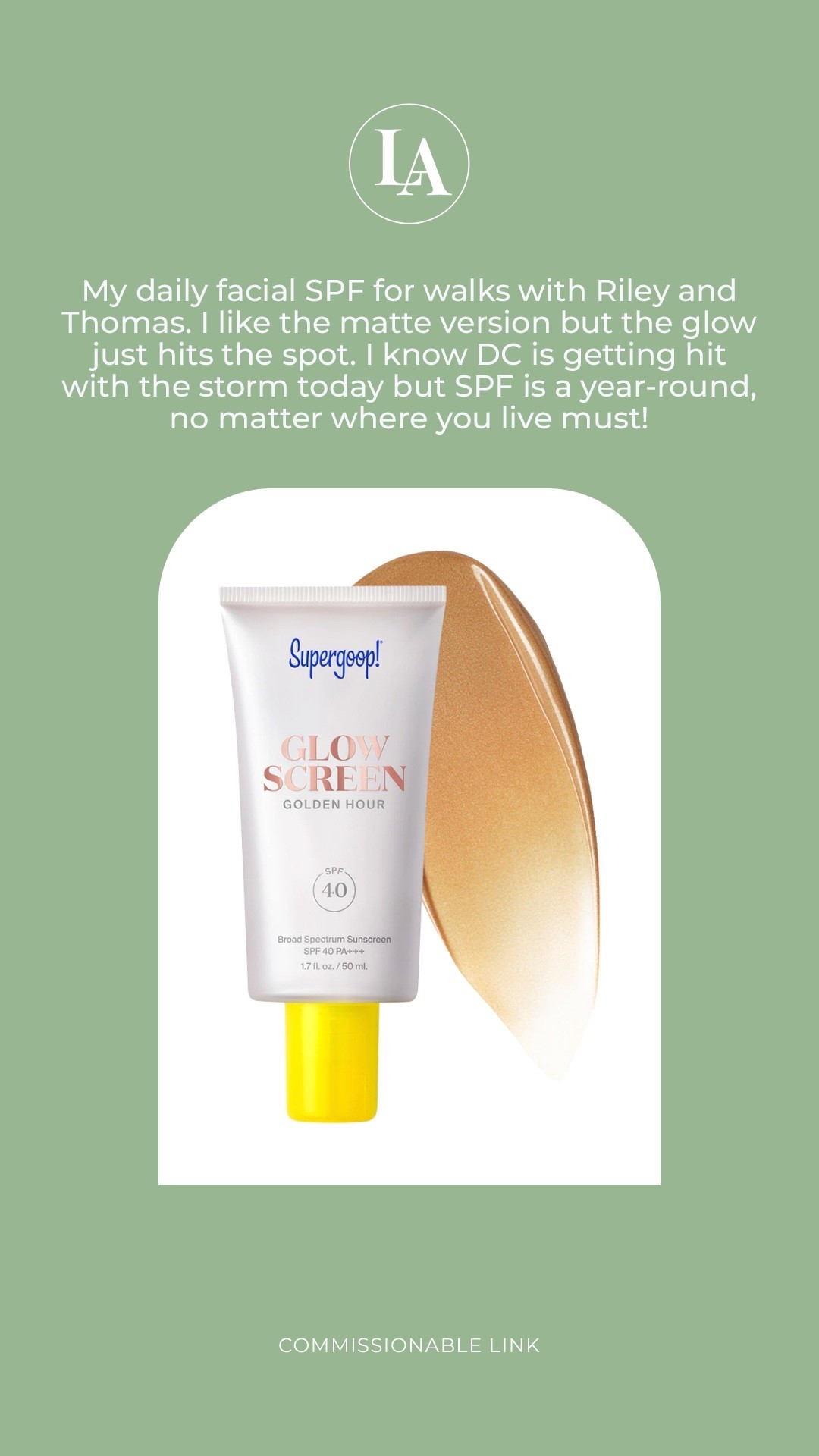 Supergoop Glow Screen 

#LTKBeauty