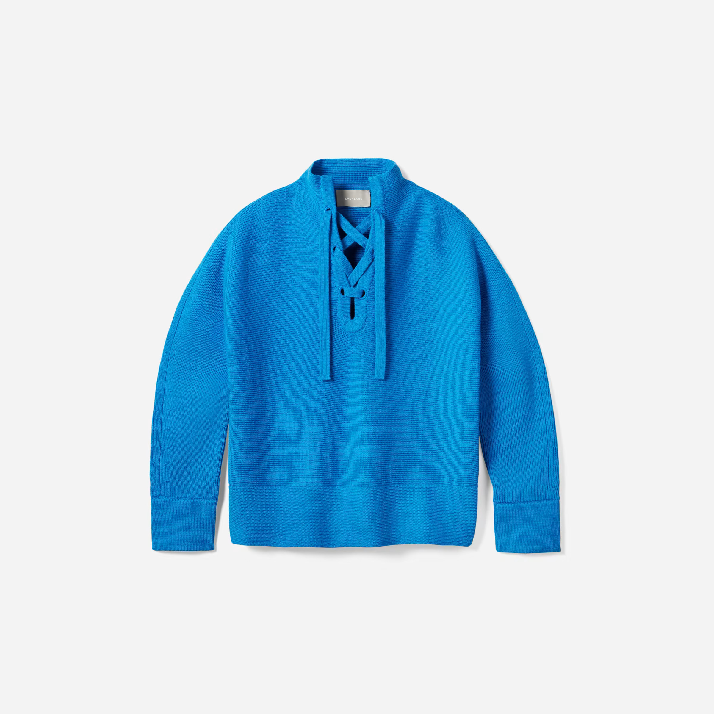 The Lace-Up Smock Sweater | Everlane