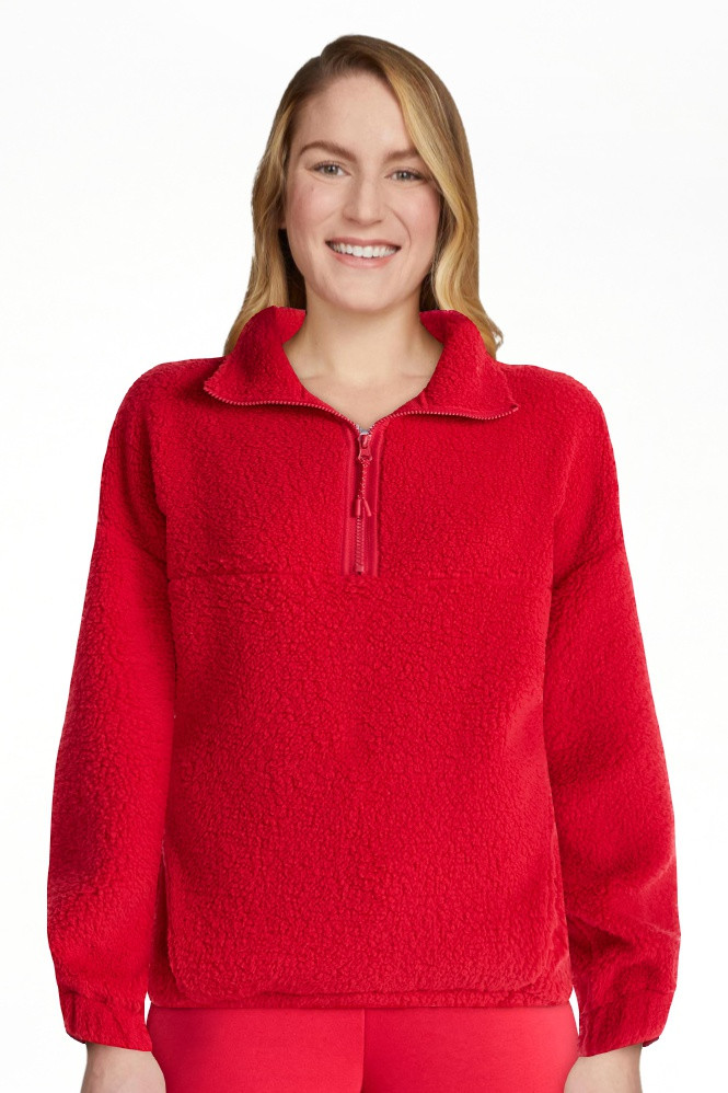 No Boundaries Plush Half-Zip Pullover, Women's | Walmart (US)