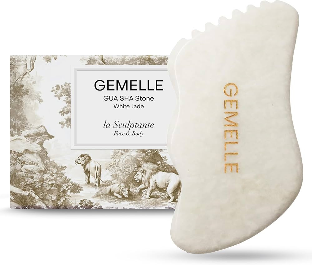 GEMELLE White Jade Gua Sha Tool | Amazon (US)