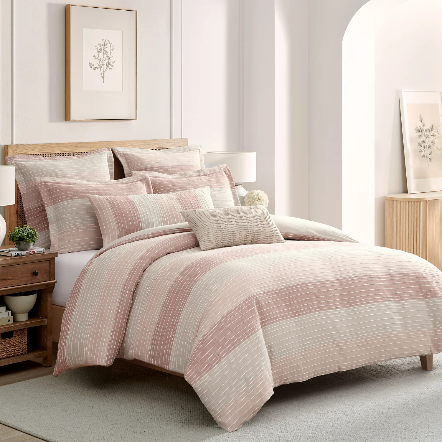 Sand Stripes Duvet Cover Set | Levtex Home