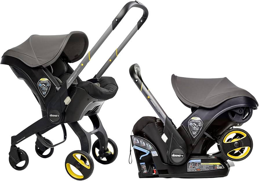 Doona Car Seat & Stroller, Greyhound - All-in-One Travel System | Amazon (US)