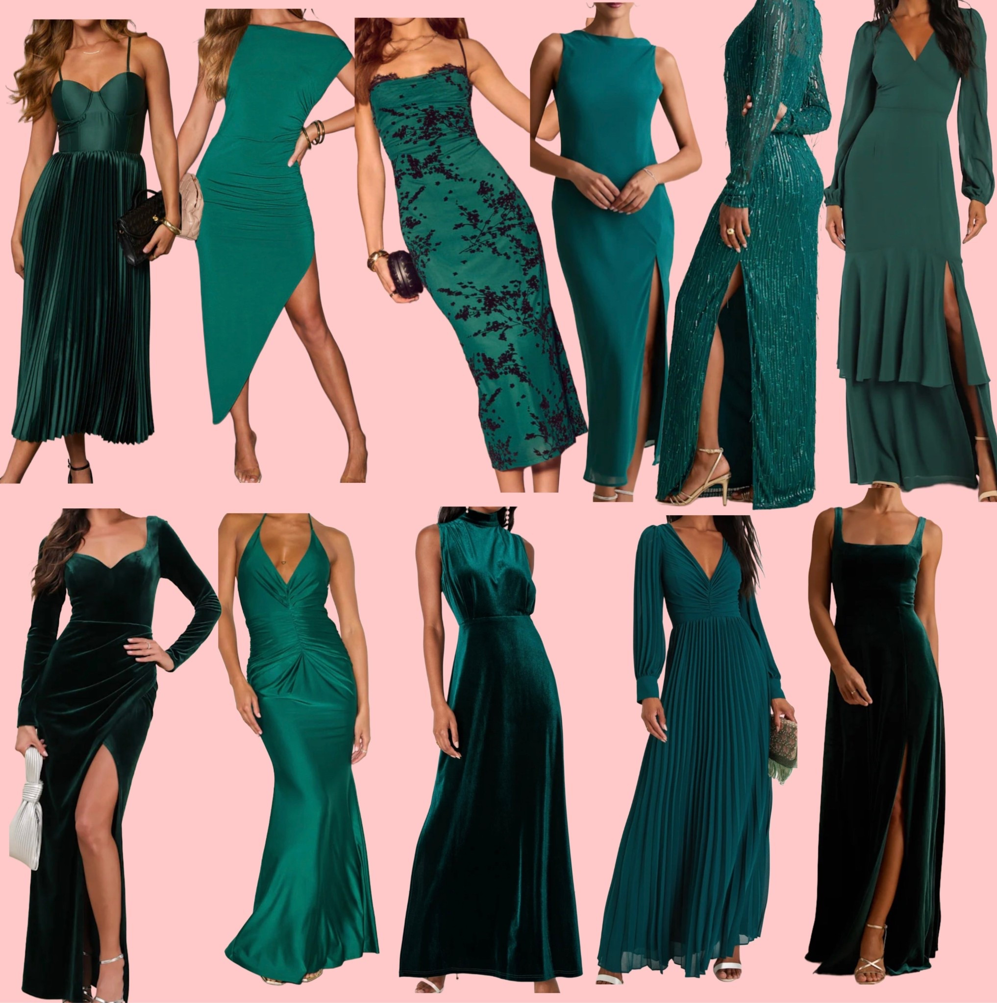 Emerald green maxi and midi dresses for the holidays! Code LORIG30 to save at Vici 

#LTKHoliday #LTKSeasonal
