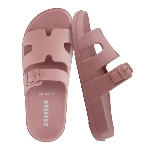 CUSHIONAIRE Orbit Waterproof EVA Womens Sandals -Comfortable Summer Slip On Slides for Women with... | Amazon (US)