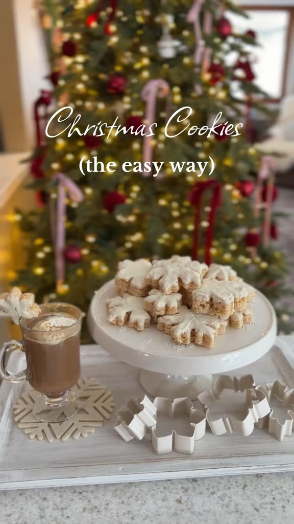 Keep the Christmas cookie tradition, but get rid of the stress. Easy crispy treats, Christmas cookie version. #holidaybaking #christmaspartyideas 

#LTKfoodie #LTKHoliday #LTKHome