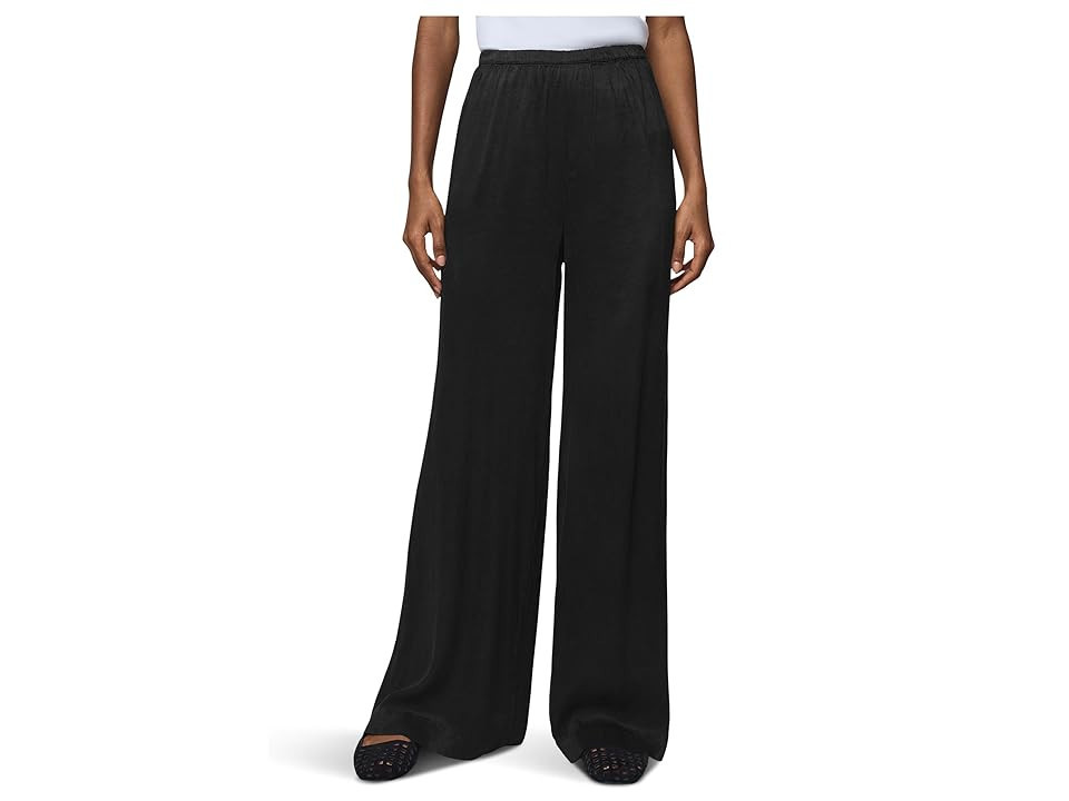 Splendid Serena Satin Pants Women's Clothing Black : SM (Women's 2-4), Lyocell/Viscose | Zappos