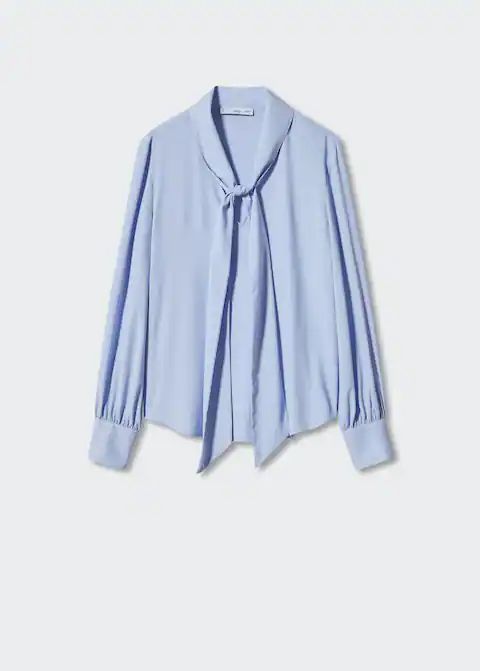 Lace flowy blouse -  Women | Mango United Kingdom | MANGO (UK)