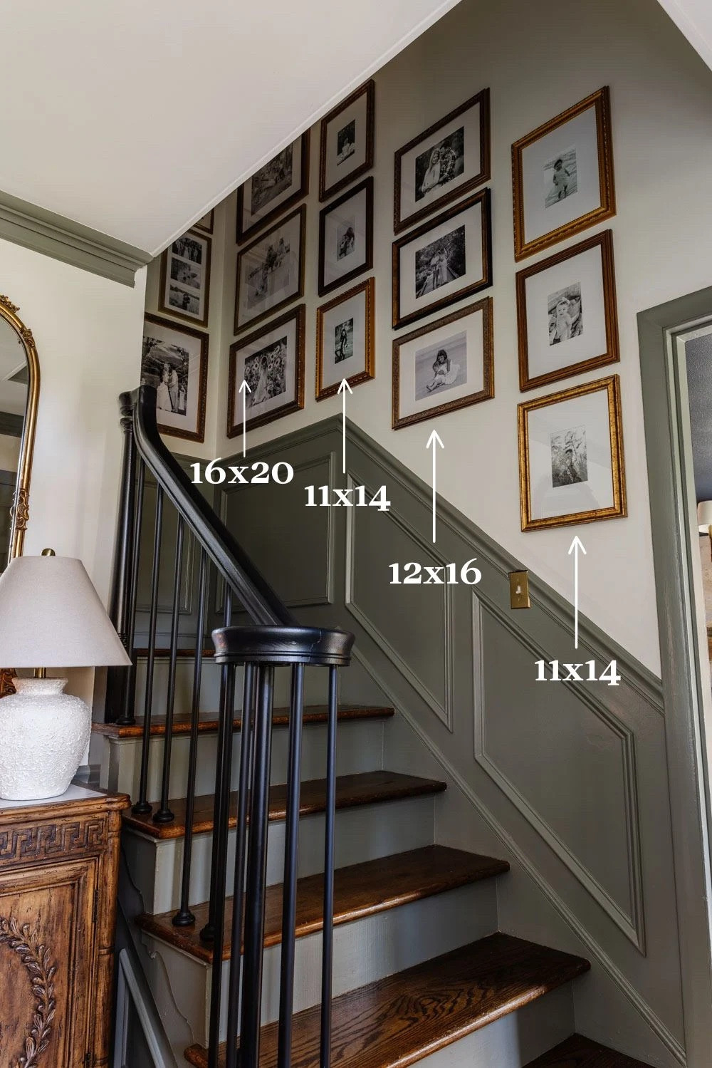 Gallery wall update with a side of antique charm! 

Was this the right move? Or should we have kept the black frames? Too late to ask now I guess. 😅

If you want our “gallery wall formula”, all of the frames, sizes, and layout planning method we used is on BlesserHouse.com

I’m so in love with it! (Even more in love with those sweet faces in the photos though, of course.)

#LTKFindsUnder50 #LTKStyleTip #LTKHome