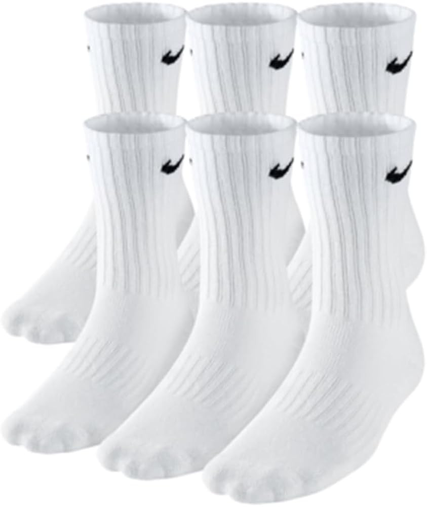 NIKE Boys' Performance Cushion Crew Socks with Band (3 Pairs) | Amazon (US)