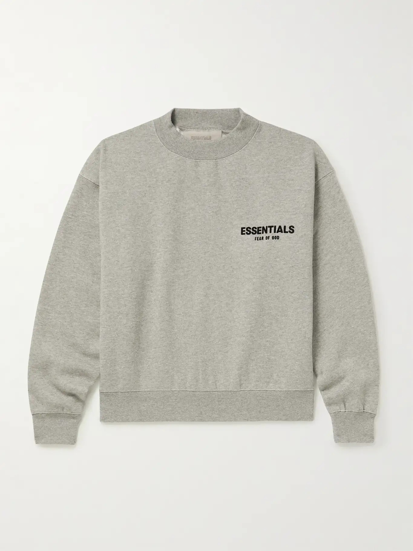 Logo-Flocked Cotton-Blend Jersey Sweatshirt | Mr Porter (US & CA)