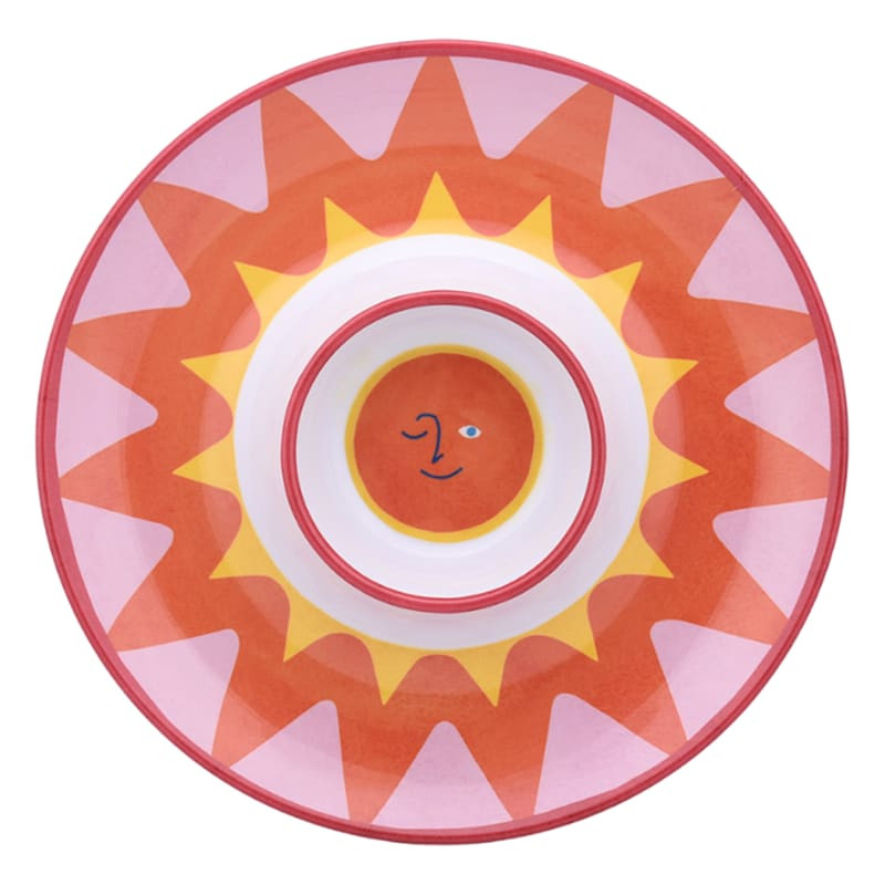 Sunny Club Sun Chip & Dip Tray, 13" | At Home